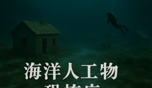 【あなたも実はそう？】海に沈んだ人工物を見るとゾワっとするあなたはもしかして『海洋人工物恐怖症』かも？見るとぞわっとするスタンプをつくったよ！！